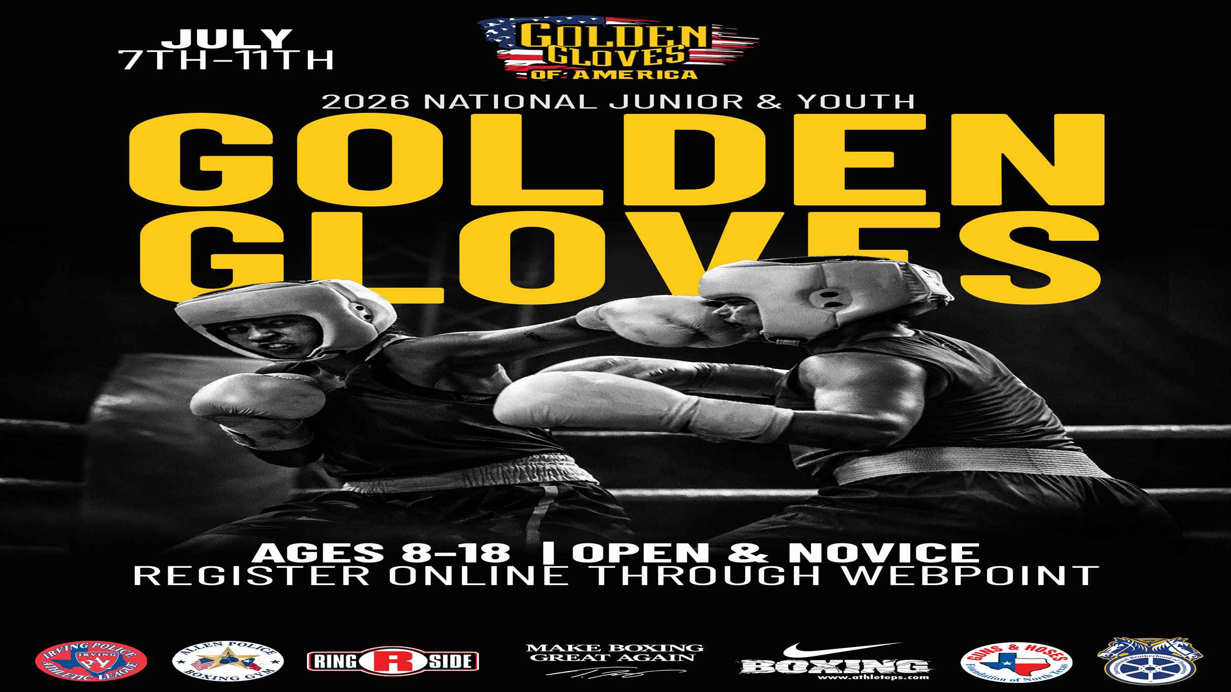 2026 National Junior Golden Gloves at Credit Union of Texas Event Center (formerly Allen Event Center), allen