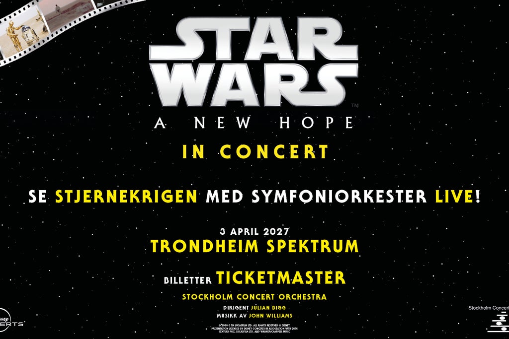 Star Wars: A New Hope, Live In Concert show poster