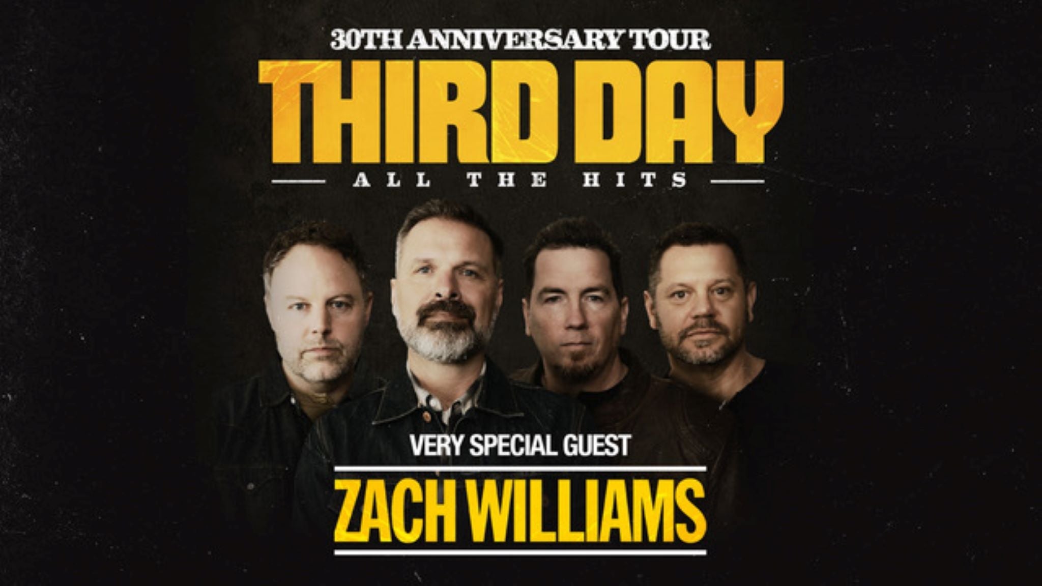 THIRD DAY 30th Anniversary Tour with very special guest Zach
