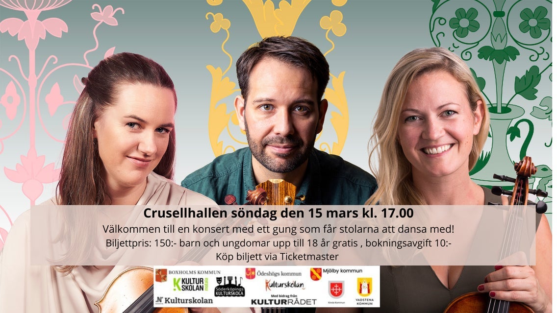 Folkmusikkonsert med Pérez, Wolski, Marine, Östergötlands kulturskolor