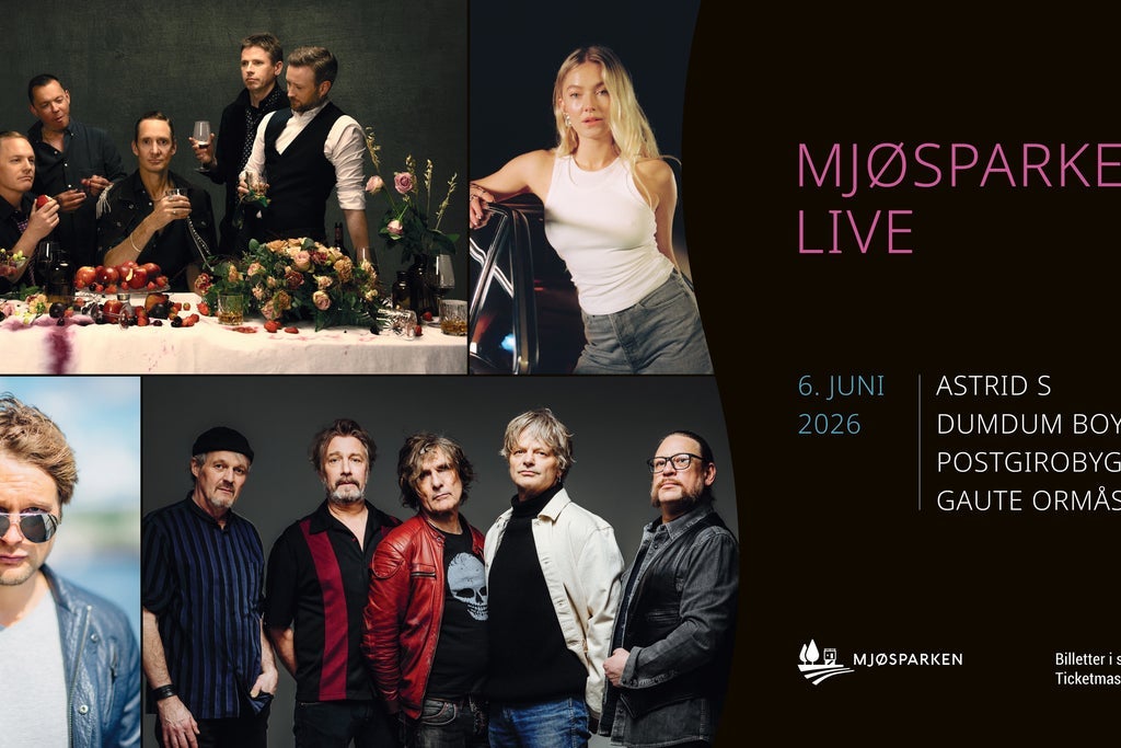 Mjøsparken Live: Astrid S, Dumdum Boys, Postgirobygget & Gaute Ormåsen