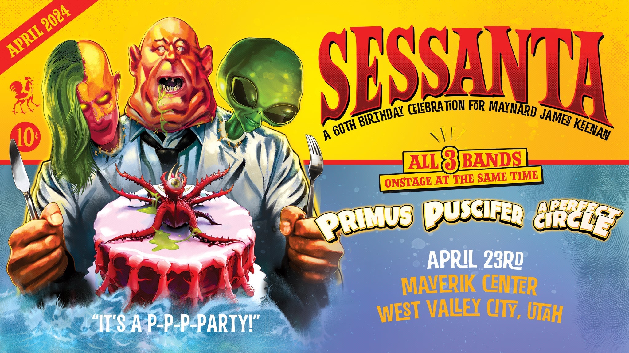 SESSANTA: Primus, Puscifer, A Perfect Circle presale password for approved tickets in West Valley City