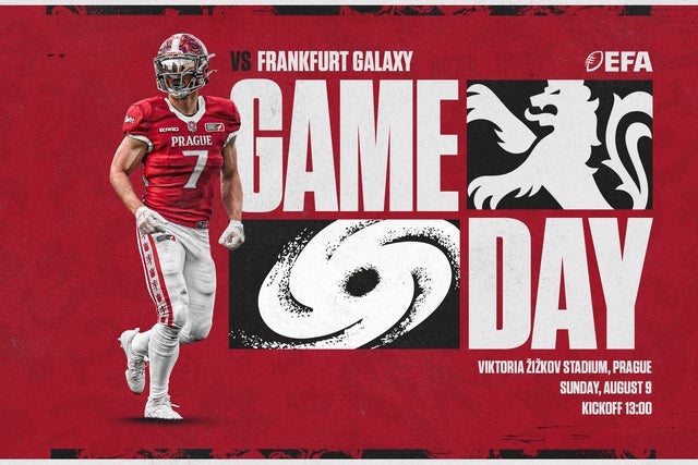 Prague Lions vs Frankfurt Galaxy – americký fotbal a Fanzóna v Praze