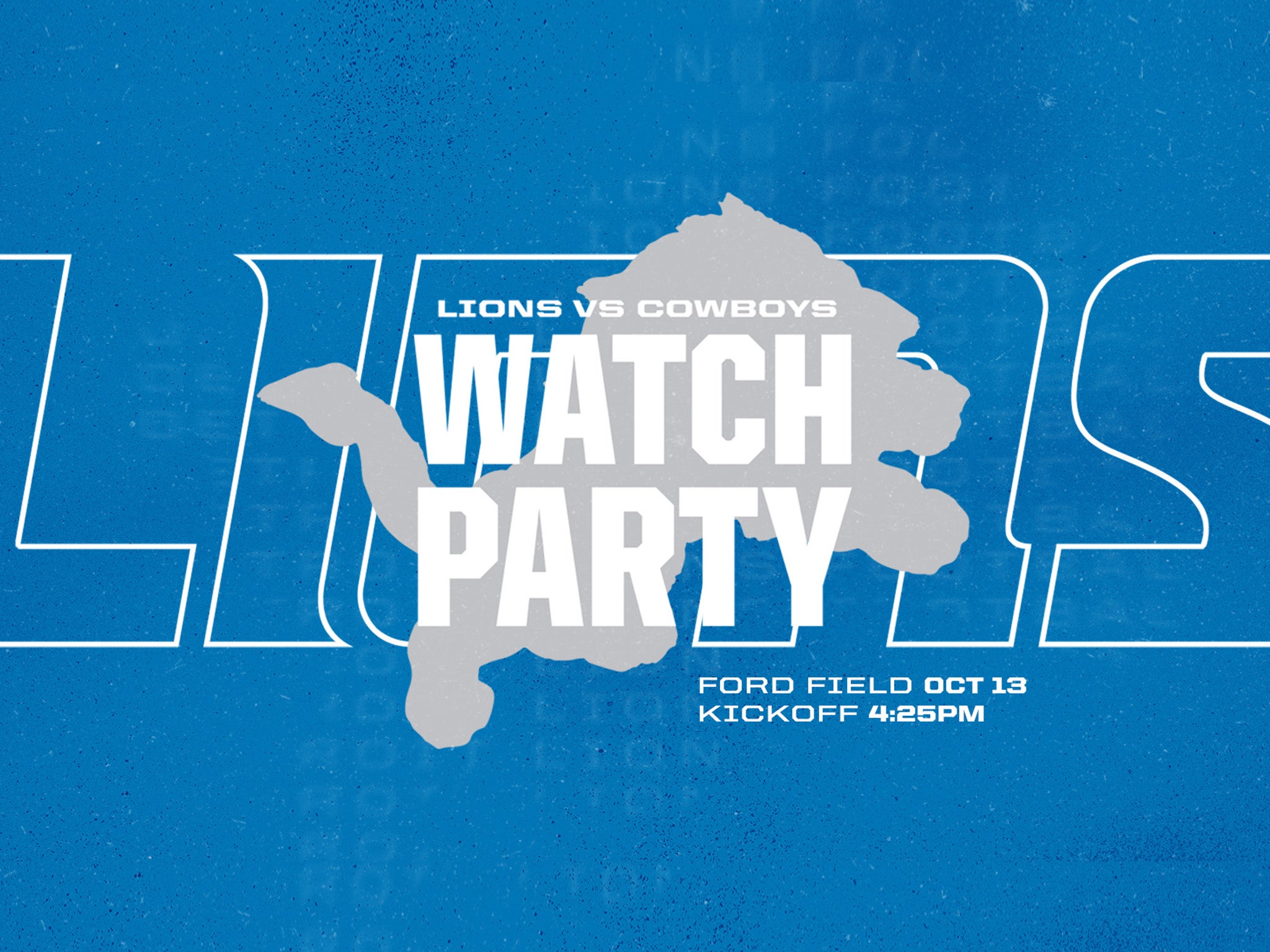 Detroit Lions Watch Party v Cowboys hero