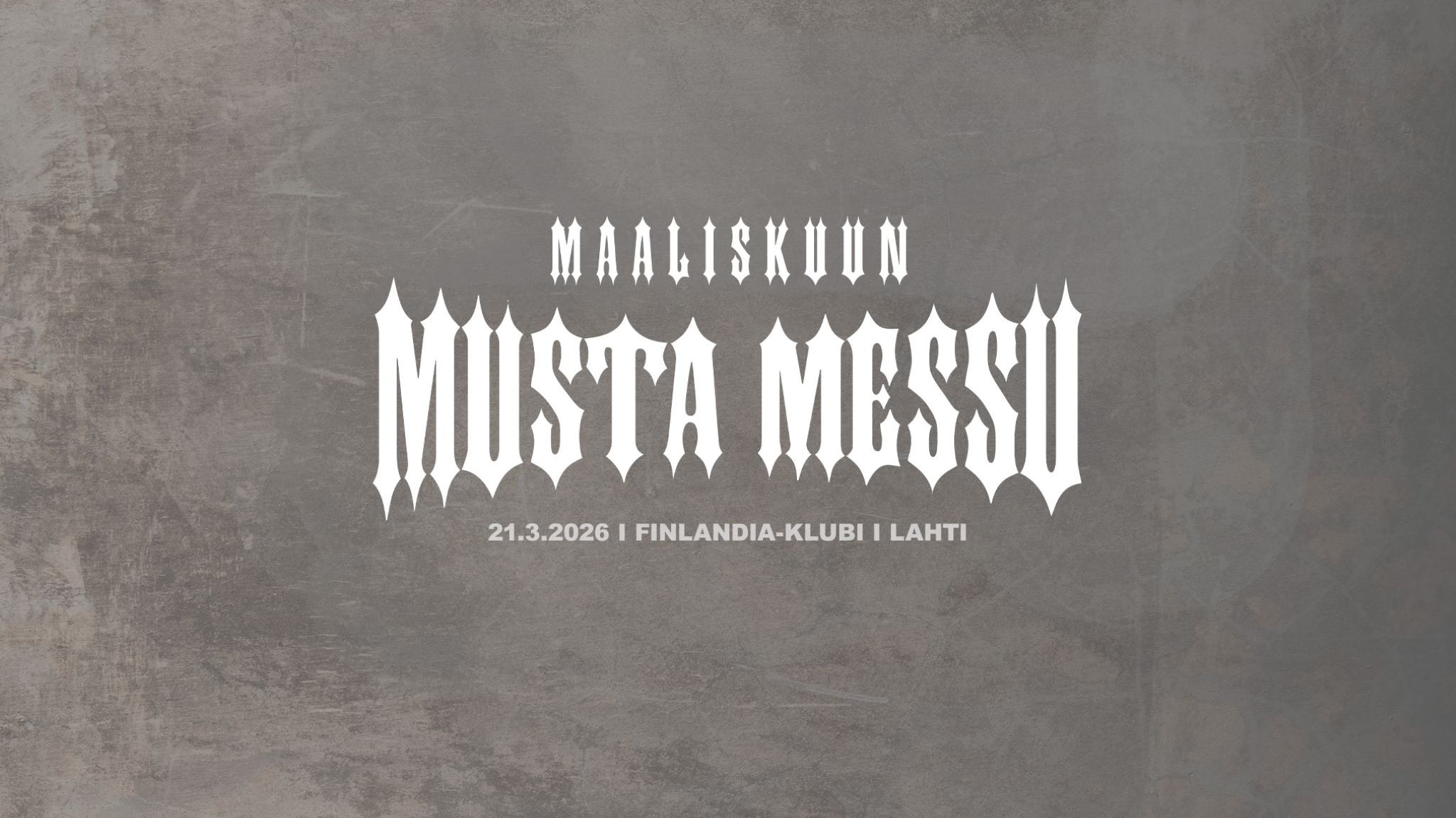 Maaliskuun Musta Messu – 2026-03-21