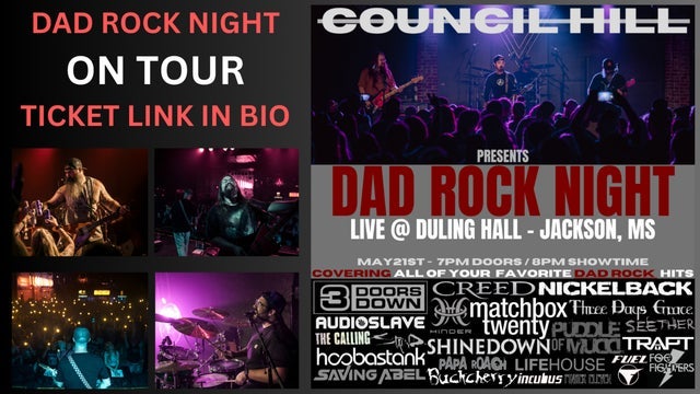 "Dad Rock Night" (2000s Rock Tribute) presented by Council Hill concert