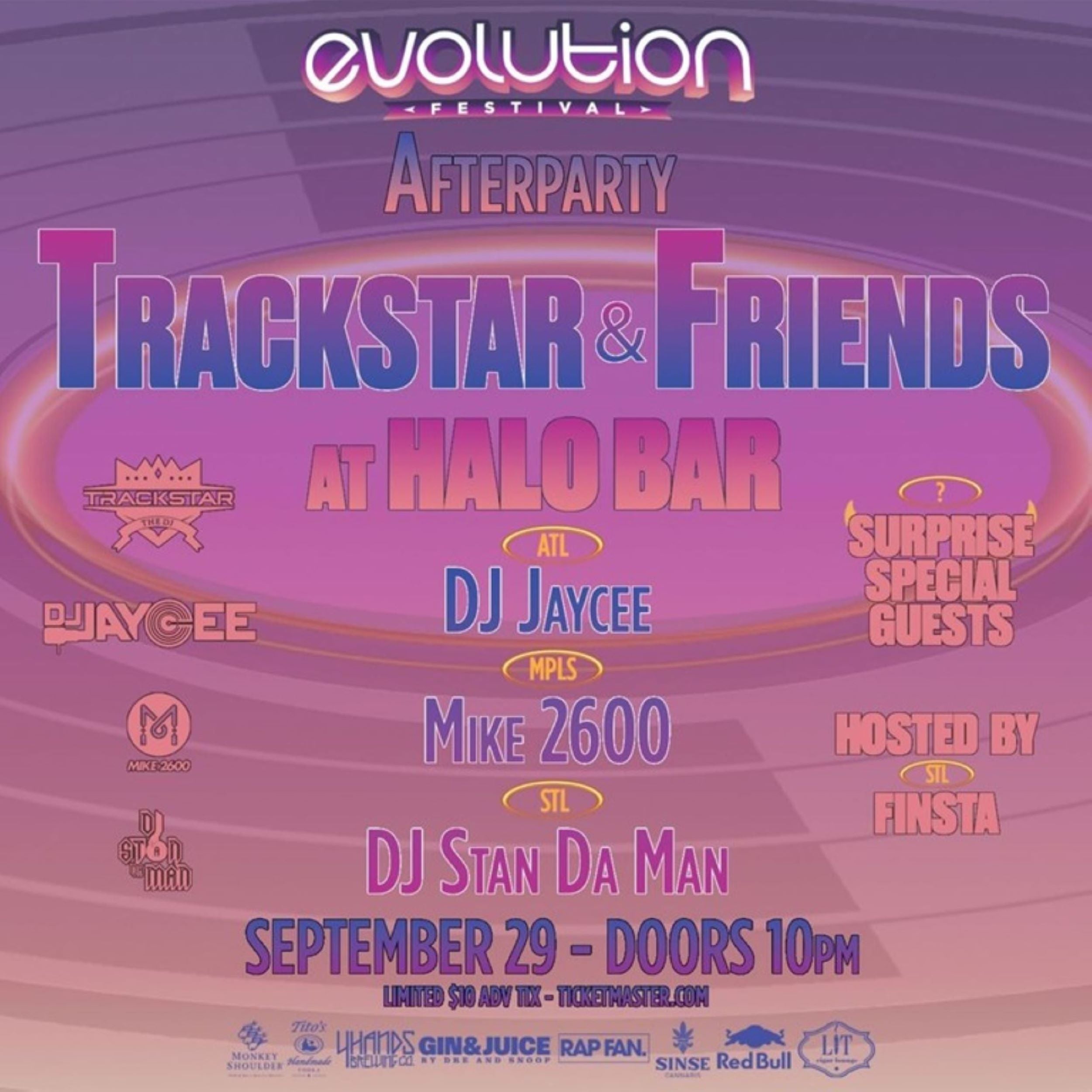 Evolution Festival After Show @ Halo Bar - Trackstar & Friends hero