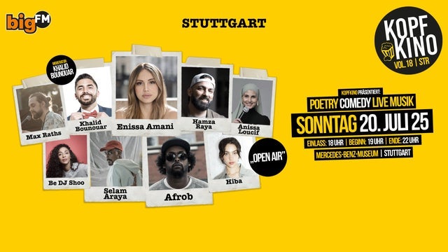 Kopfkino Events, Khalid Bounouar in Mercedes-Benz Museum, Stuttgart 20/07/2025