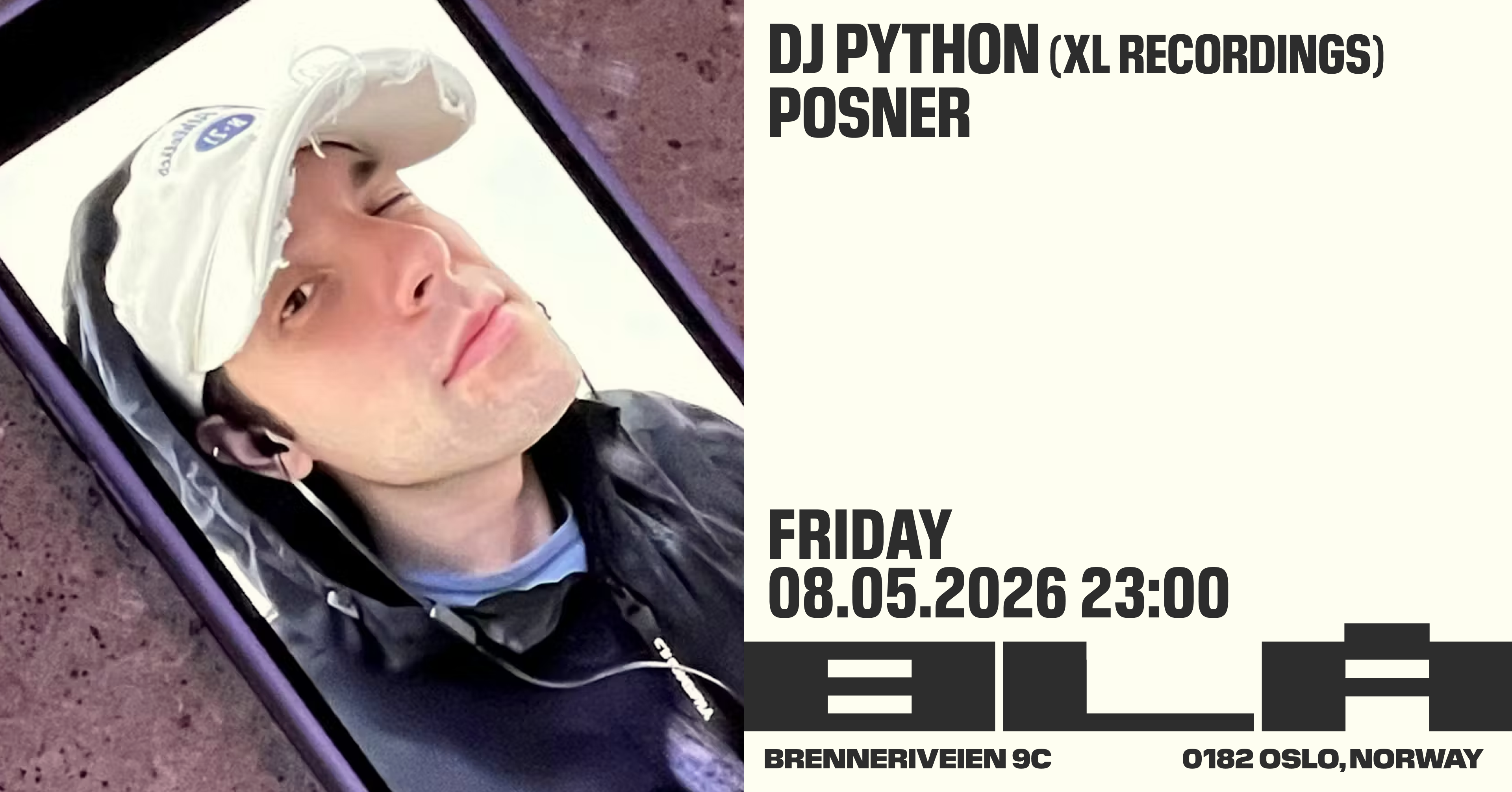 DJ Python (XL Recordings) & Posner – 2026-05-08