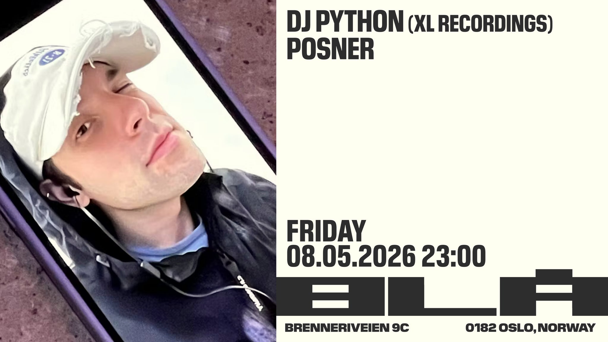 DJ Python (XL Recordings) & Posner