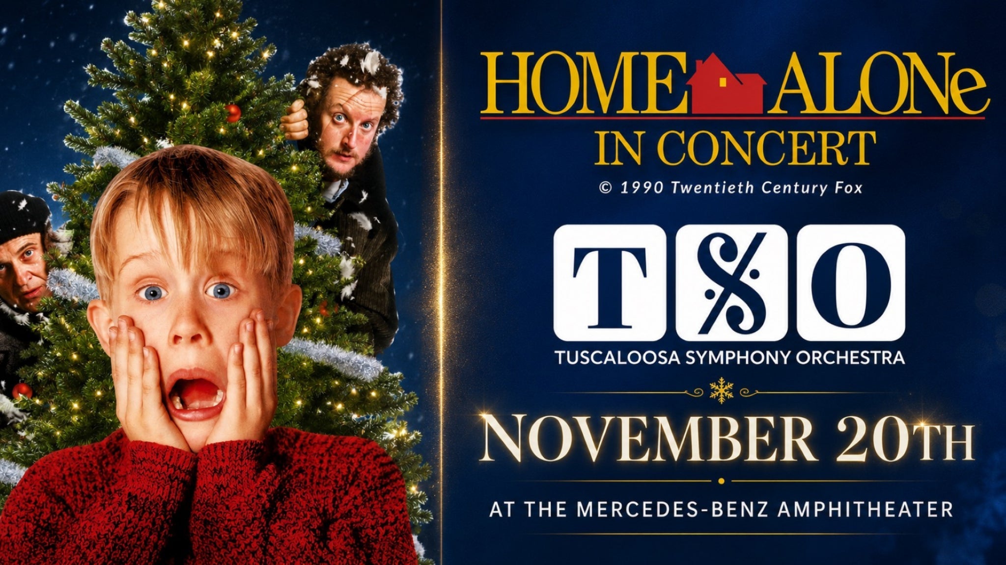 Tuscaloosa Symphony Orchestra "Home Alone in Concert"