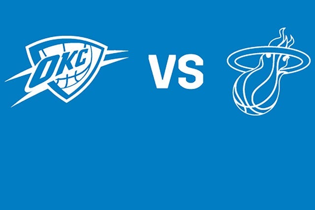 Oklahoma City Thunder vs. Miami Heat in Oklahoma City promotional photo for MidFirst Bank Cardholder presale tickets offer