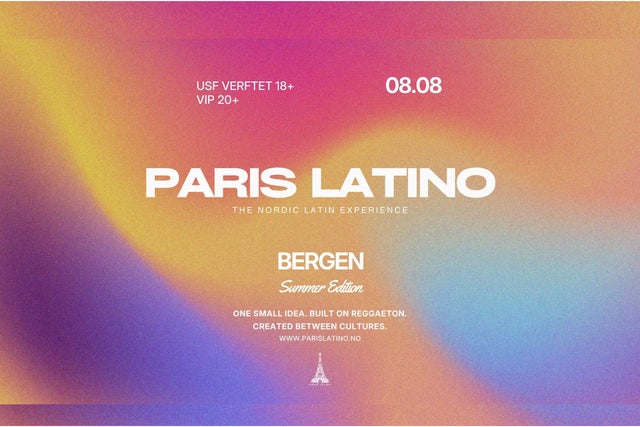 Paris Latino show poster
