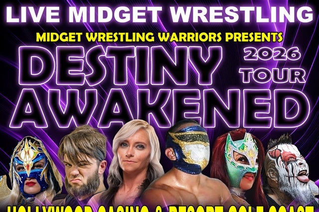 Midget Wrestling Warriors in Bay St Louis promotional photo for PENN Play presale tickets offer