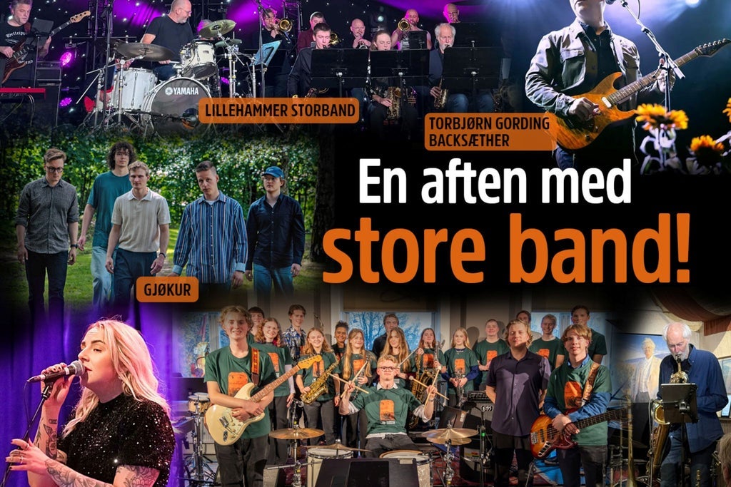 "En aften med store band" - LHMR Storband, IJO & Gjøkur- DølaJazz 2026