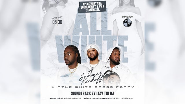All White Party w/ Izzy The DJ (Ages 25 & Up) concert