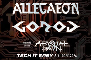 Allegaeon x Gorod, special guest: Abysmal Dawn