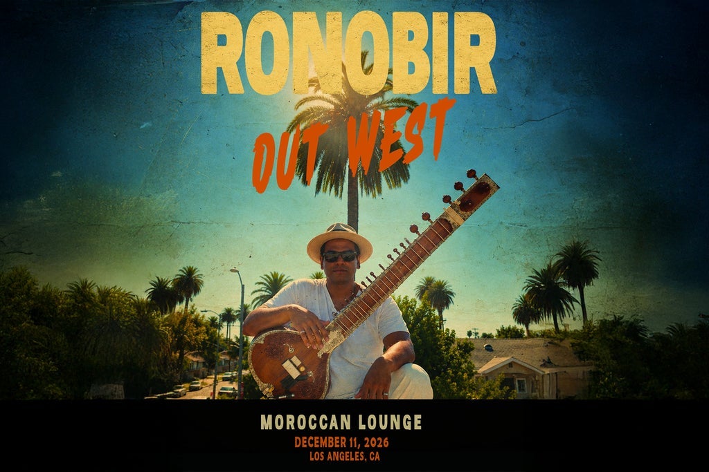 Ronobir Lahiri en concierto en The Moroccan Lounge de Los Ángeles el viernes 11 de diciembre de 2026