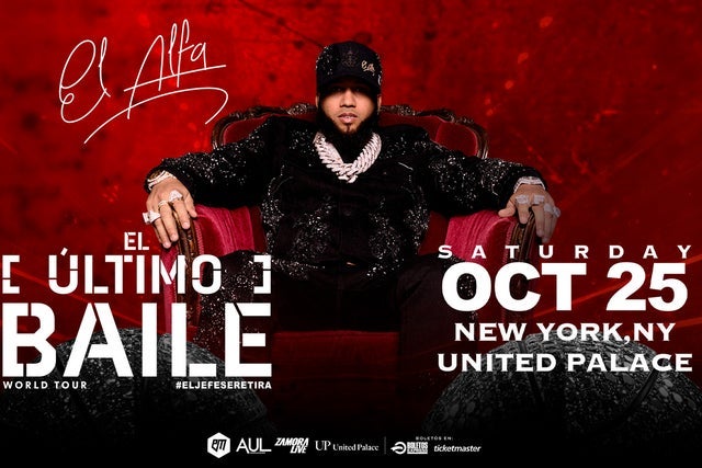El Alfa El Último Baile Tour 2025 presales in New York