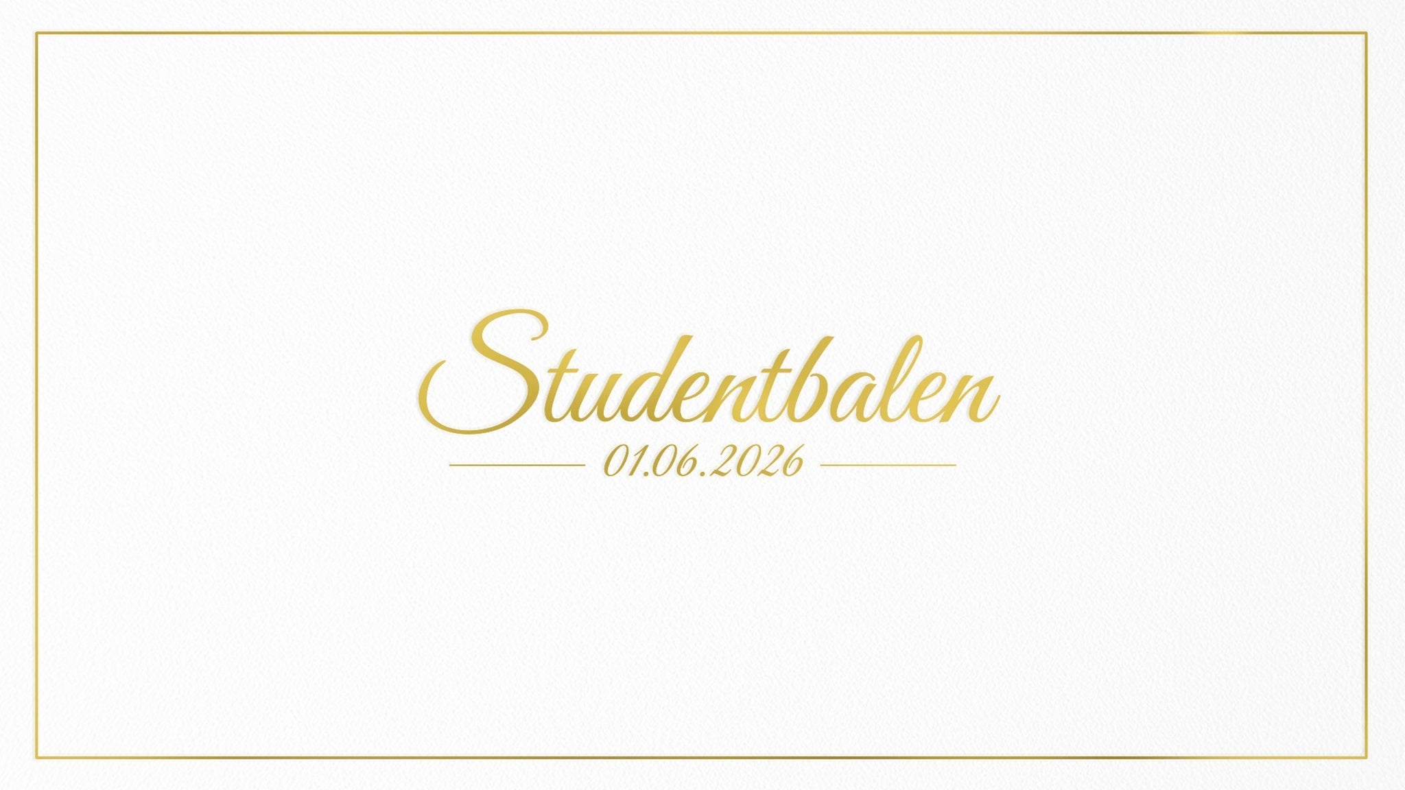 Studentbalen 2026