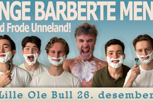 Unge Barberte Menn
