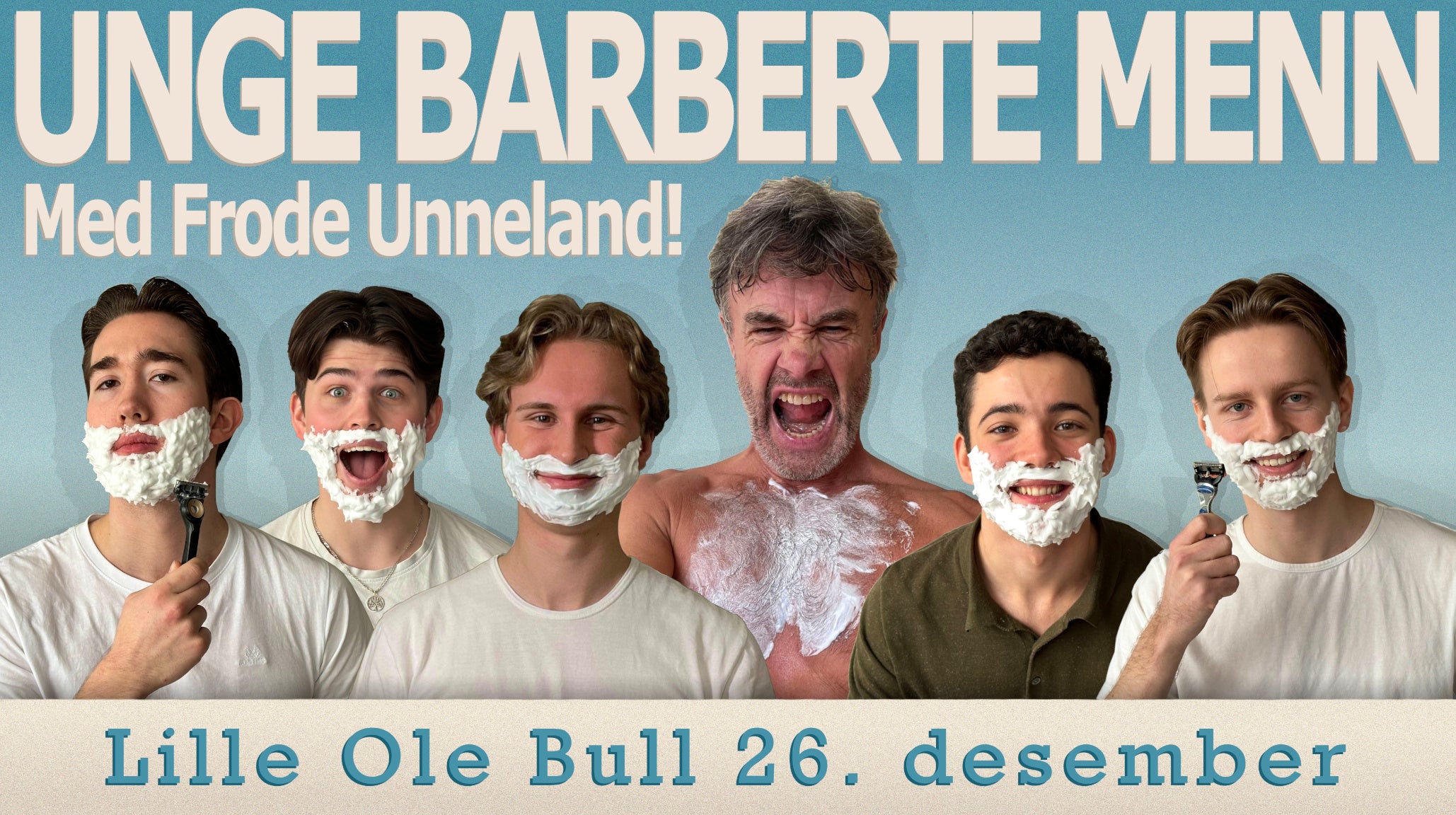 Poster for Unge Barberte Menn
