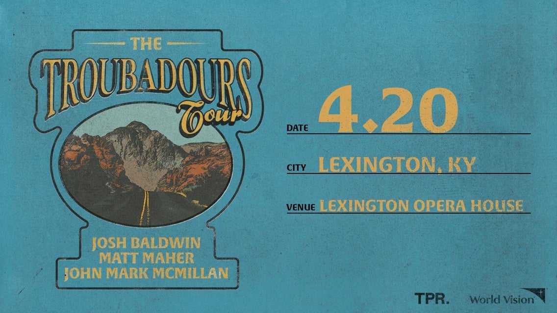 Photo of The Troubadours Tour: Josh Baldwin, Matt Maher and John Mark McMillan