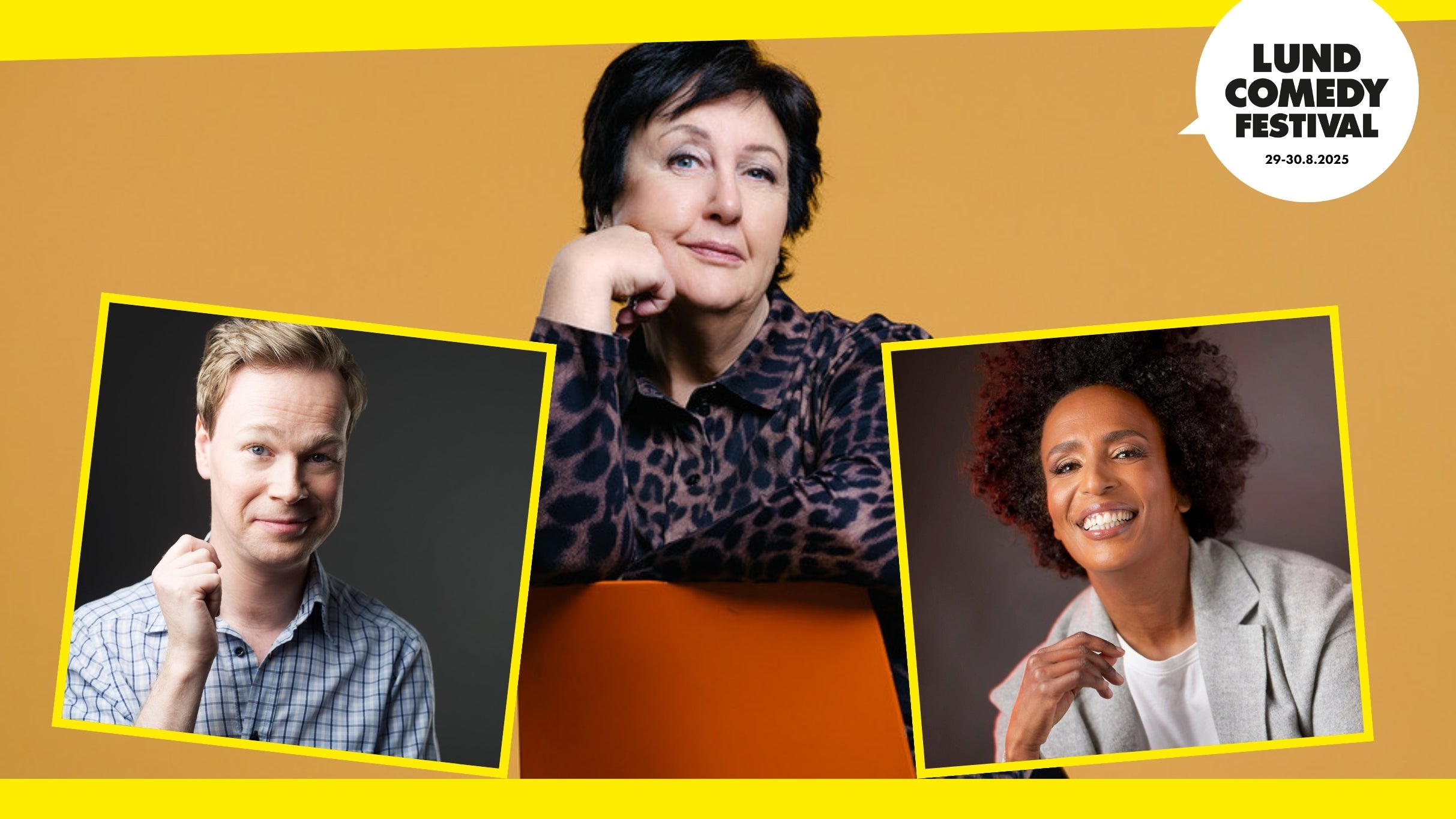 Yrke Komiker - Babben Larsson, Marika Carlsson & Johan Glans i samtal
