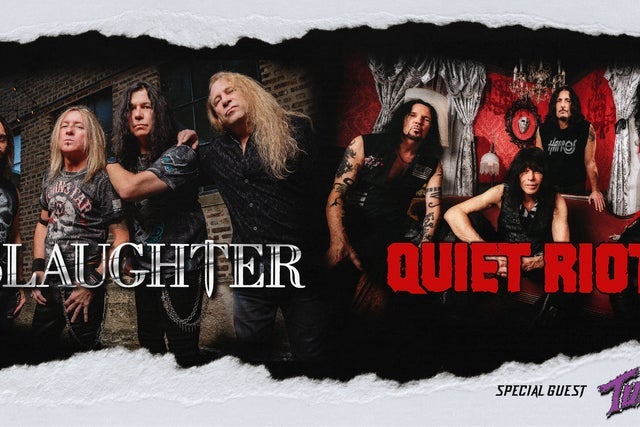 Presales to slaughter quiet riot tuff: members use these when buying pre-sale tickets