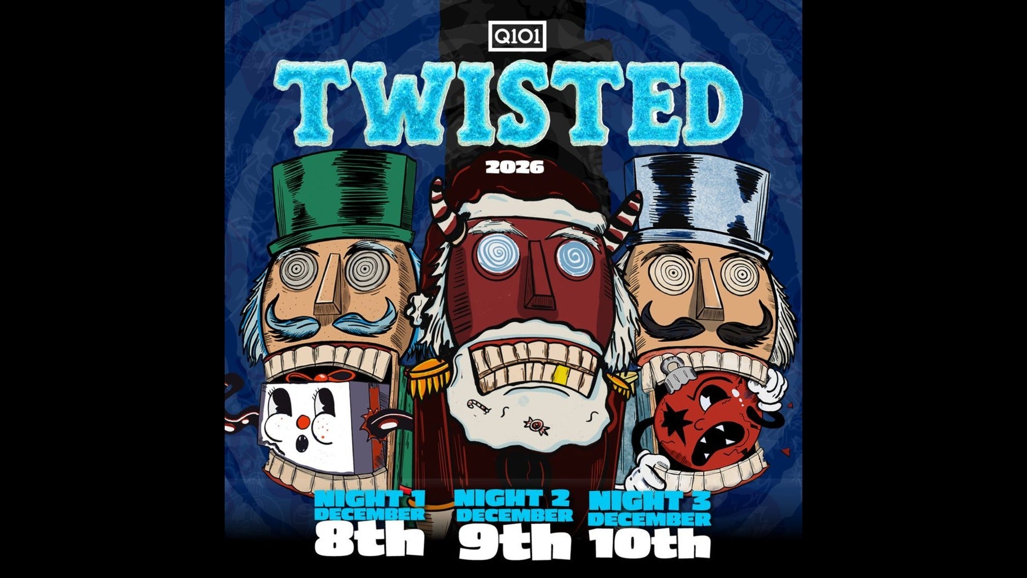 Immagine della fonte — Q101 TWISTED 3-NIGHT SUPER TICKET
