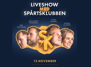 Bilde for arrangement Liveshow med Spårtsklubben