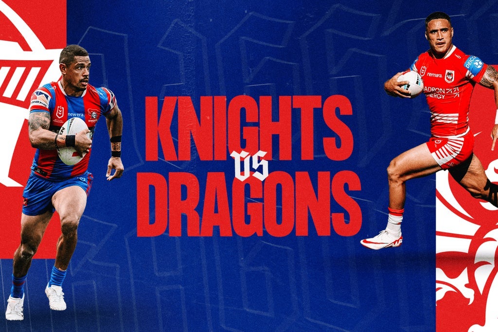 2026 NRL Telstra Premiership - Newcastle Knights v Dragons