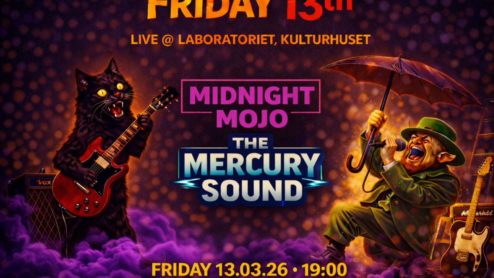 Friday 13th – Midnight Mojo & The Mercury Sound – 2026-03-13