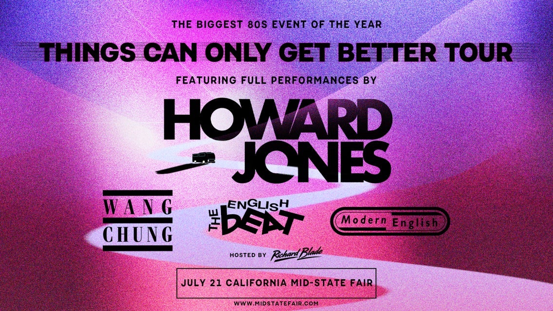 Howard Jones: Things Can Only Get Better Tour