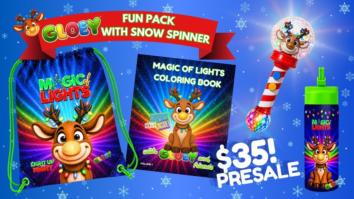 Magic Of Lights: Gloey Fun Pack with Snow Spinner