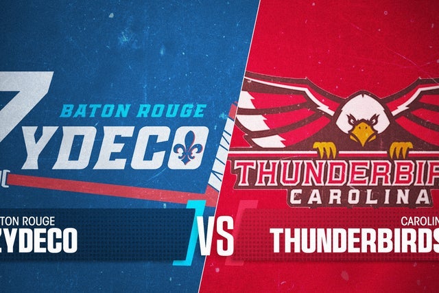Baton Rouge Zydeco v Carolina Thunderbirds