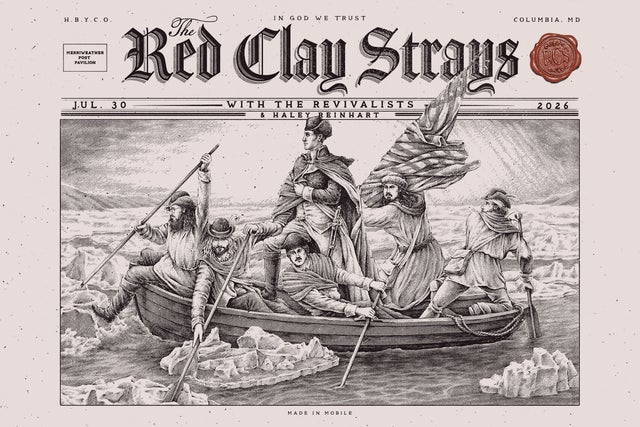 The Red Clay Strays in Columbia promotional photo for Strays Fan Club presale tickets offer