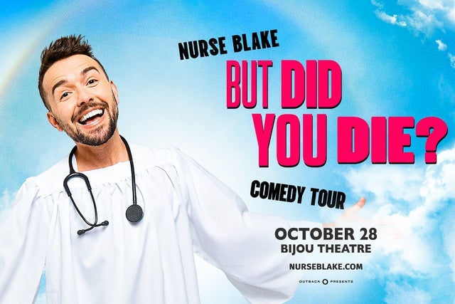 presale password for Nurse Blake: But Did You Die? Tour tickets in Knoxville - TN (Bijou Theatre)