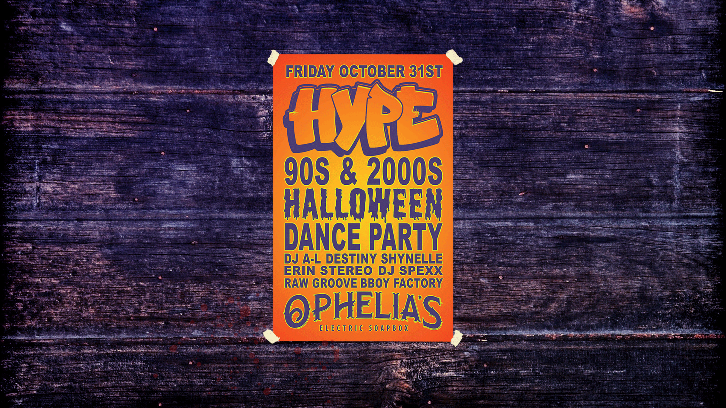 HYPE 90s & 2000s Halloween Dance Party in Denver promotional photo for Discount presale tickets offer