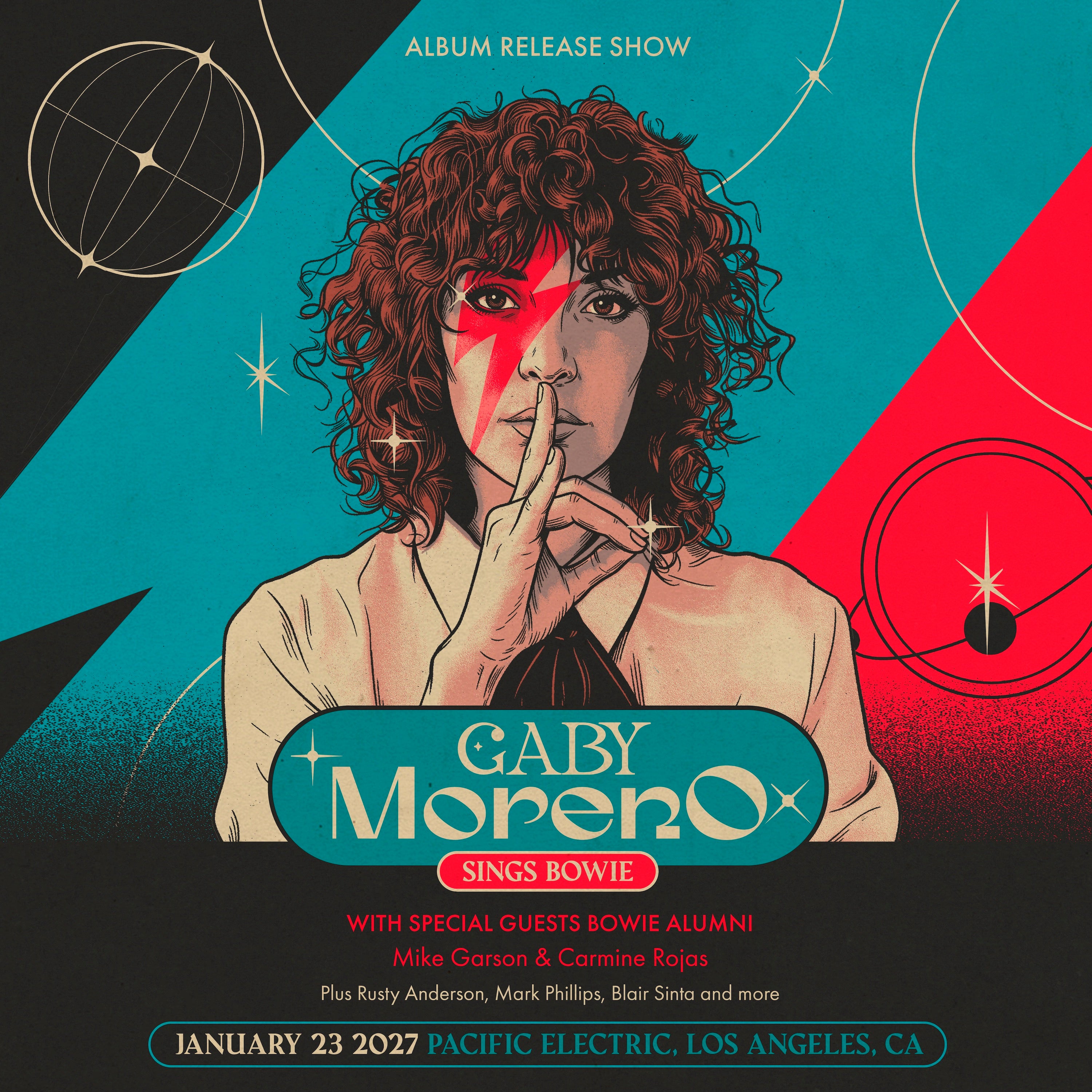 Sister Midnight and KCRW Present: Gaby Moreno Sings Bowie at Pacific Electric in Los Angeles on Saturday, January 23, 2027