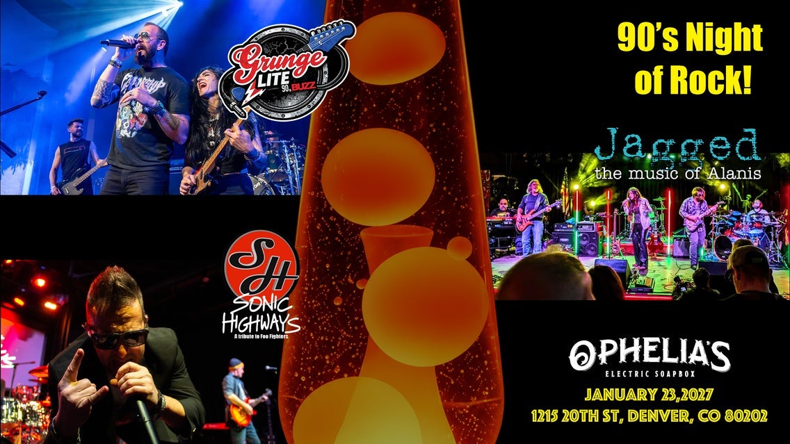 90s Rock Tribute Night: Grunge Lite w/ Sonic Highways and Jagged