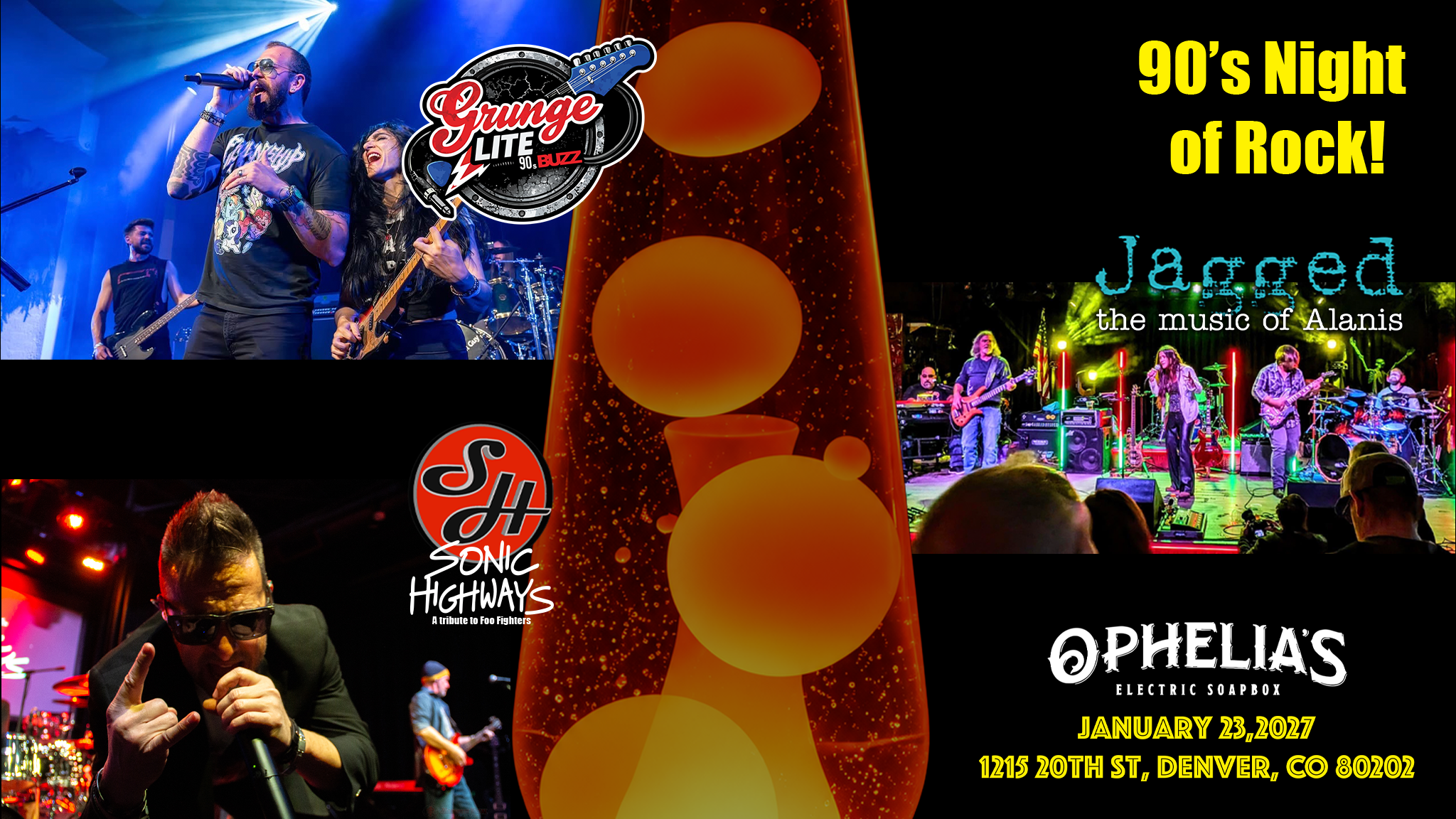 90s Rock Tribute Night: Grunge Lite w/ Sonic Highways and Jagged concert image