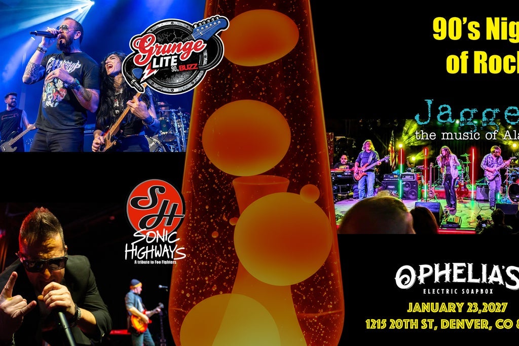 90s Rock Tribute Night: Grunge Lite w/ Sonic Highways and Jagged