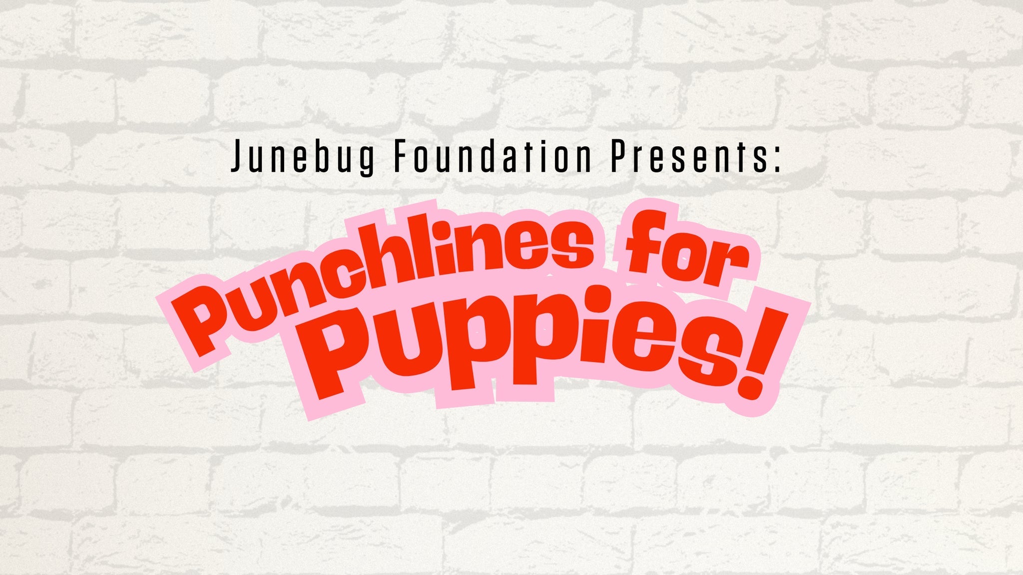 Junebug Foundation Presents: Punchlines for Puppies - Callback Bar