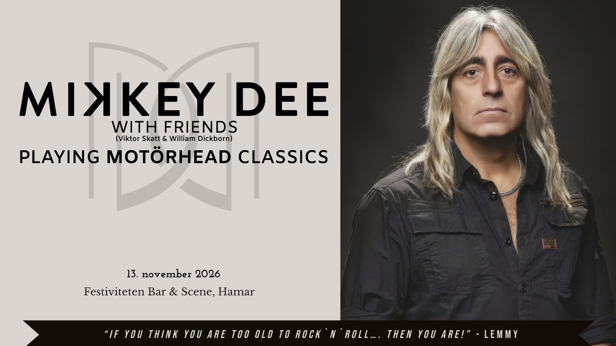 Mikkey Dee with friends