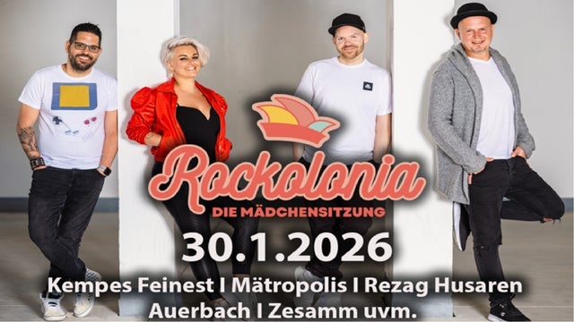 Rockolonia – die Kölsche Mädchensitzung in Festhalle Oberbruch, Heinsberg 30/01/2026