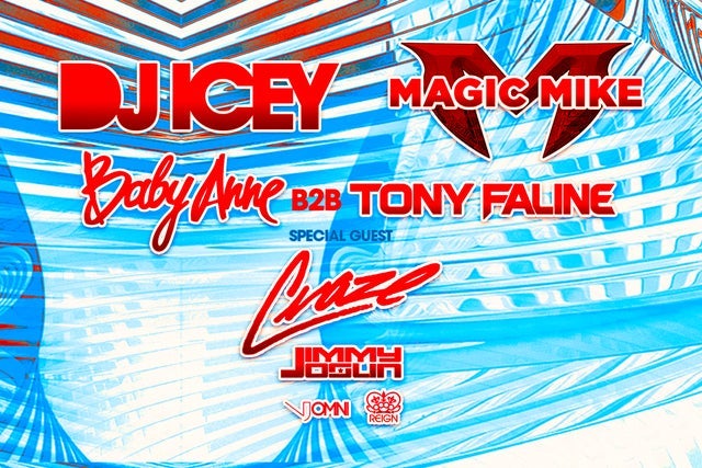 Presales to labor day bash ft. dj icey, dj magic mike, dj craze, baby anne: members use these when buying pre-sale tickets