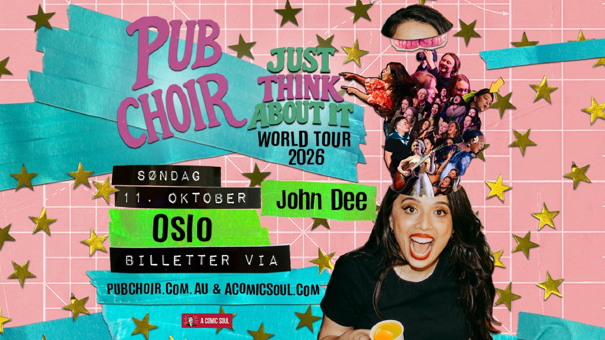 PUB CHOIR - JUST THINK ABOUT IT - WORLD TOUR