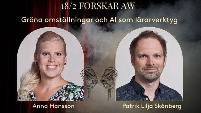 Ett smörrebröd, en dryck och två forskare
