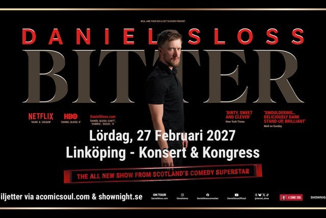 Presales to daniel sloss: bitter: members use these when buying pre-sale tickets